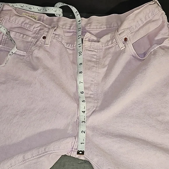 Levi’s 501 Baggy Lilac Purple Jean Shorts 36x9 Jorts Loose Skater Button Fly - Picture 16 of 16